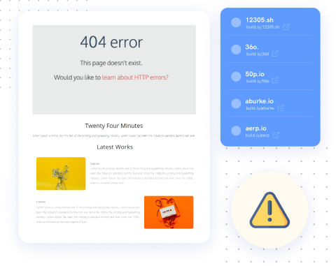 build 404 error pages