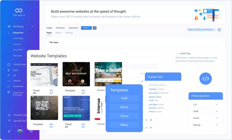 website templates leave note
